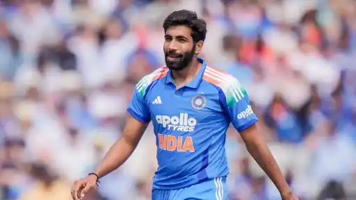 Jasprit Bumrah pictured during India's tour of England — the pacer misses today's series-deciding 3rd ODI at Lord's, July 19, 2026.