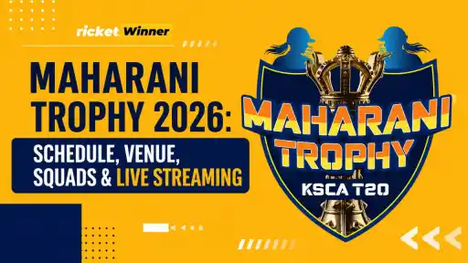 Maharani Trophy KSCA T20 2026 schedule and squads — Chinnaswamy Stadium Bengaluru
