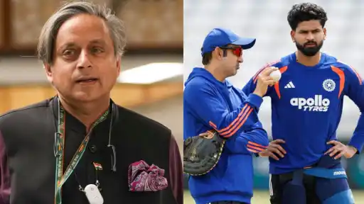 Shashi Tharoor's tweet reacting to India's T20I series defeat to England, tagging Gautam Gambhir, Ajit Agarkar and BCCI