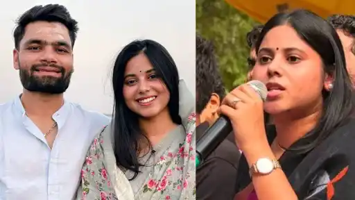 MP Priya Saroj, engaged to cricketer Rinku Singh, joins activist Sonam Wangchuk at the Cockroach Janta Party protest site and makes a strong statement