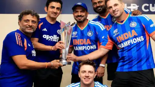 Team India's coaching staff member along with head coach Gautam Gambhir