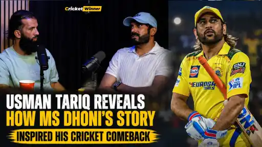 Usman Tariq reveals admiration for MS Dhoni on Moeen Ali podcast โ watch video