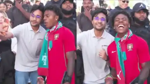 Indian fan's reply to "Kohli or Ronaldo?" stuns IShowSpeed ahead of Portugal vs Croatia FIFA World Cup 2026 match