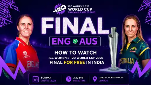 Women's T20 World Cup 2026 final date, IST start time and free TV channel details for viewers in India