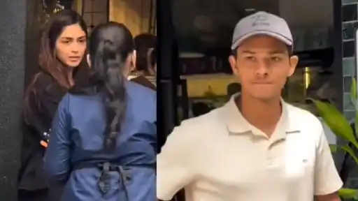 Yashasvi Jaiswal and Mrunal Thakur spotted together in viral cafe video sparking dating rumours