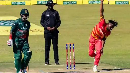 ZIM vs BAN Dream11 Prediction 1st ODI - BAN is favoured to win. Best Captain: Sikandar Raza. VC: Towhid Hridoy. SL & GL Dream11 teams, pitch report, playing 11 & top picks for ZIM vs BAN Tri Series in Zimbabwe 2026 1st ODI →