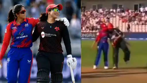 Jemimah Rodrigues hugs Pakistan captain Fatima Sana at The Hundred 2026 despite India's no-handshake protocol