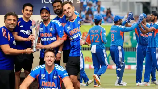 Indian cricket team players walk off after historic back-to-back T20I series losses to Ireland and England under Shreyas Iyer