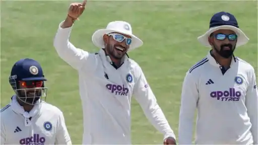 Team India players celebrate on the field, days after the 15-member Test squad for the Sri Lanka series was announced