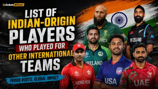 Cricketers of Indian origin who represented South Africa, New Zealand, Ireland, Hong Kong, USA and UAE at international level