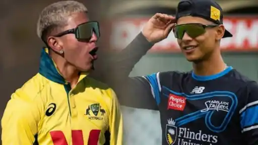 Jerrssis Wadia in Australia colours and Aryan Sharma in Adelaide Strikers kit, named in Cricket Australia's squads
