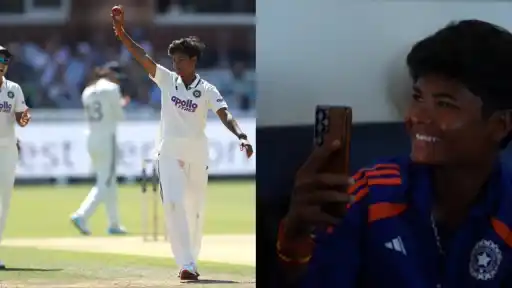 Kranti Gaud gets emotional with her family seeing her name on the Lord's honours board after five-wicket haul vs England