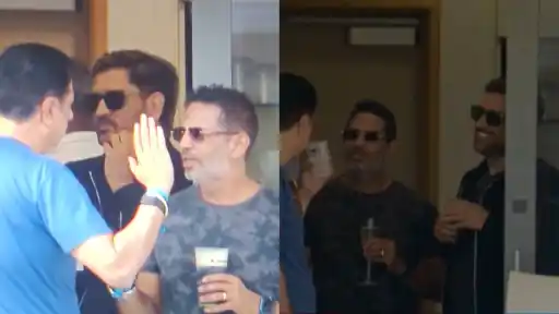 MS Dhoni spotted in the crowd during the England vs India 3rd T20I 2026 clash at Trent Bridge, Nottingham