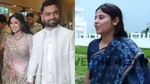 Samajwadi Party MLA Priya Saroj speaks in an interview about her relationship with India cricketer Rinku Singh, seen together at their engagement in Lucknow
