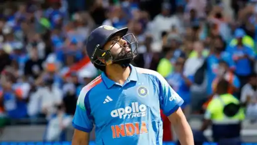 Rohit Sharma looks up dejected after his dismissal during the ENG vs IND 2nd ODI
