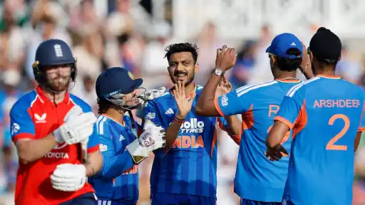 Shreyas Iyer reacts after Team India's record T20I series defeat to England 2026