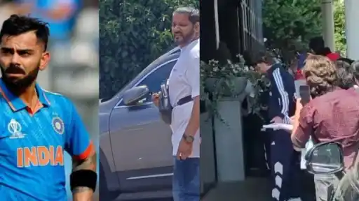 Virat Kohli and his personal bodyguard, accused of manhandling accredited media before the ENG vs IND 2nd ODI in Cardiff