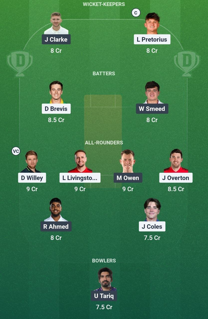 LNS vs BPH Match 28 Dream11 Team