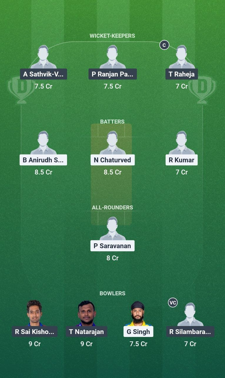SMP vs ITT Match 23 Dream11 Team