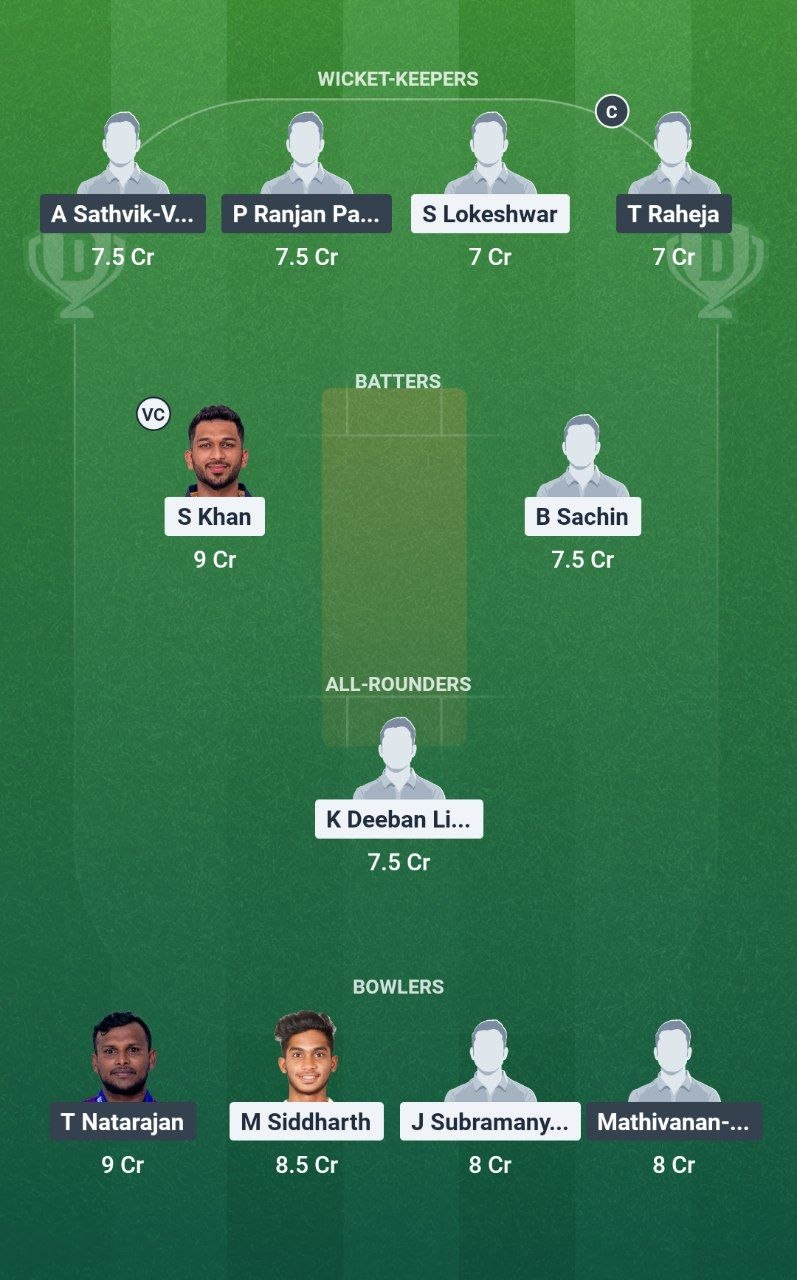 LKK vs ITT Eliminator Dream11 Team