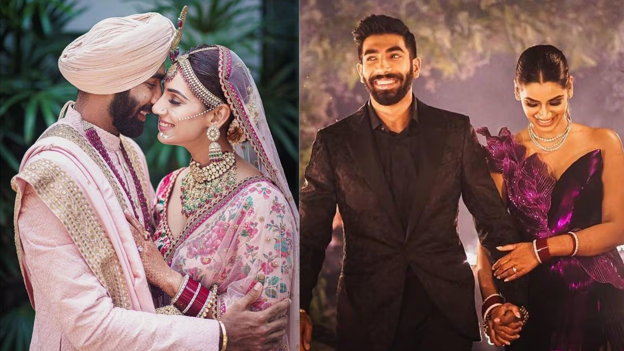 Jasprit Bumrah and Sanjana Ganesan (estimated ₹20&ndash;25 crore)
