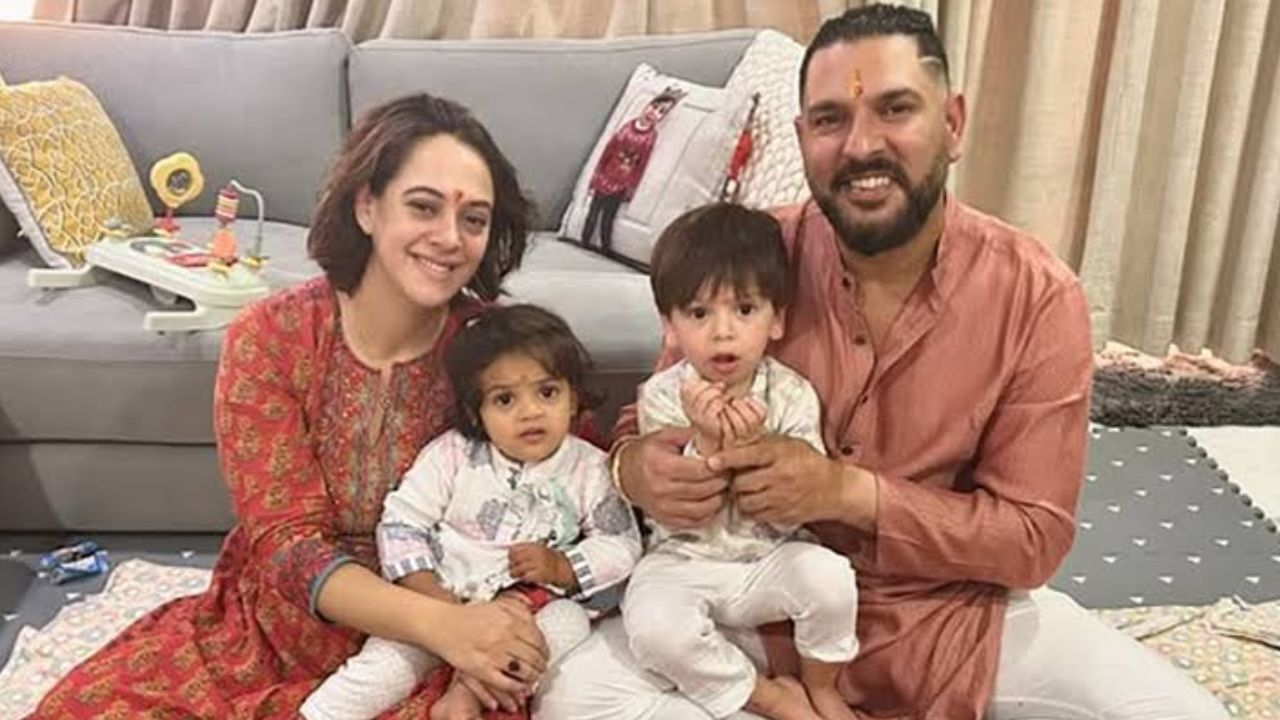 The former India all-rounder lives with his wife Hazel Keech in the Omkar 1973 complex.