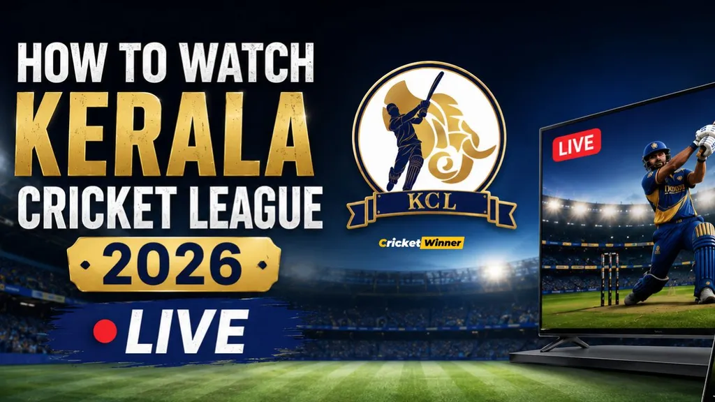 Kerala Cricket League 2026 live streaming and TV broadcast guide — Star Sports and JioHotstar