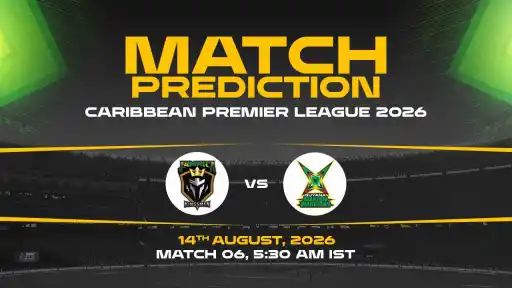 JKM vs GAW Match Prediction CPL 2026 Match 6 — SLK Favourites Expert Prediction & Toss Tip