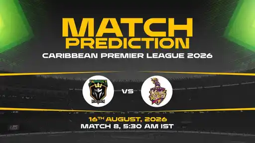 JKM vs TKR Match Prediction CPL 2026 Match 8 — TKR Favourites Expert Prediction & Toss Tip