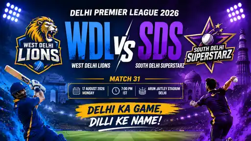 WDL vs SDS Match Prediction DPL 2026 Match 31 — SDS Favourites Expert Prediction & Toss Tip