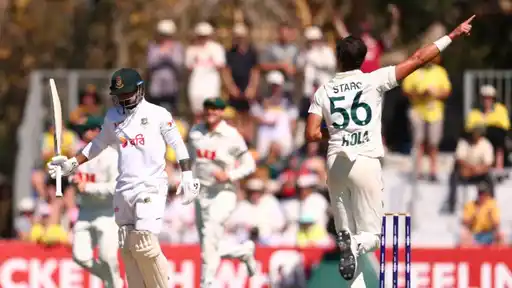 AUS vs BAN 2nd Test Match Report: