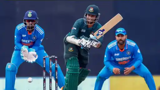 BCCI logo with India and Bangladesh flags representing the upcoming six-match white-ball series pending government approval