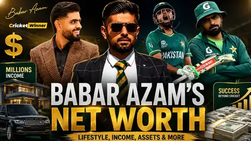 Babar Azam net worth 2026 — ₹50 crore fortune from PSL salary, endorsements, house, cars and business ventures
