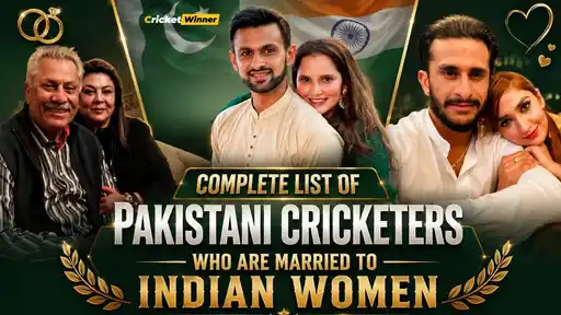 Pakistani cricketers who married Indian women — Shoaib Malik, Zaheer Abbas, Mohsin Khan, Hasan Ali