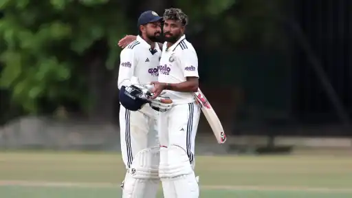 IND vs SL XI Warm-up Mohammed Siraj