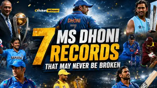 MS Dhoni's 7 unique cricket records that may never be broken