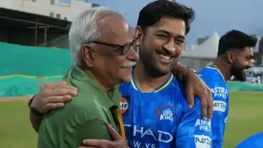 MS Dhoni pictured in CSK colours as reports claim he sought a 25% ownership stake in the franchise, an offer reportedly countered at 5.5%