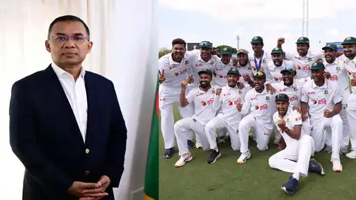 Bangladesh PM Tarique Rahman congratulates cricket team via video call after historic 9-wicket Test win over Australia in Darwin