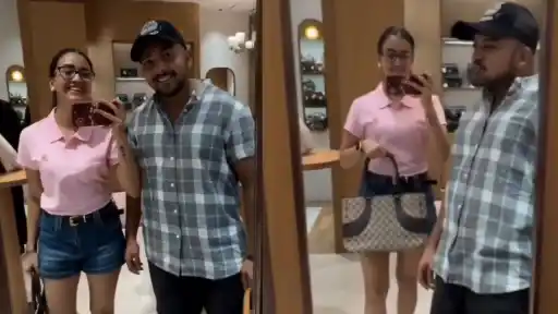 Prithvi Shaw and Akriti's viral "you're sucking your stomach" banter video after dismissing breakup rumours