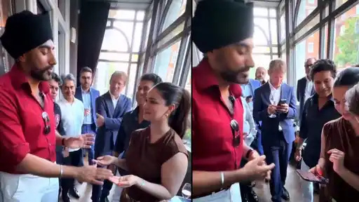 Sachin Tendulkar and daughter Sara left shocked by magician's card-reading trick, viral video