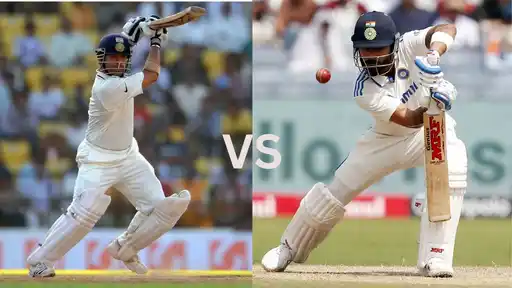 Sachin Tendulkar and Virat Kohli