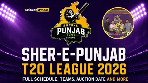 Sher-e-Punjab T20 League 2026 officially launched in Mullanpur with Shubman Gill and Arshdeep Singh — full schedule, teams, auction date and venue details revealed