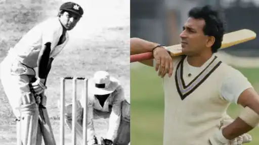Sunil Gavaskar left handed batting
