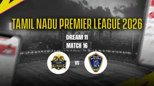 LKK vs NRK Dream11 Prediction Match 16 - Best Captain Sai Sudharsan, VC Ajitesh Guruswamy