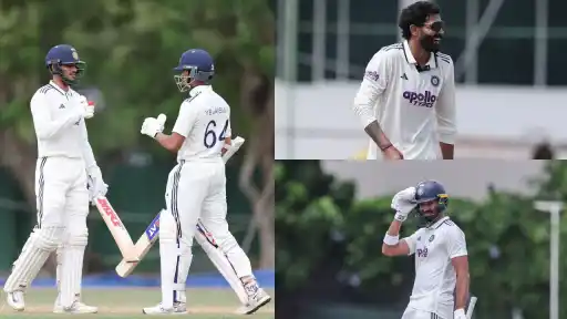 Team India in Warm-up Match