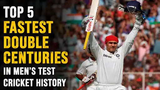 Virender Sehwag among the top 5 fastest double centuries scored in men's Test cricket history