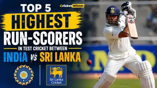 Sachin Tendulkar tops the list of highest run-scorers in India vs Sri Lanka Test cricket with 1,995 runs