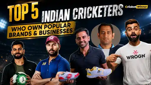 Complete list of top 5 Indian cricketers who own popular brands and businesses — Kohli, Dhoni, Tendulkar, Yuvraj, Sehwag