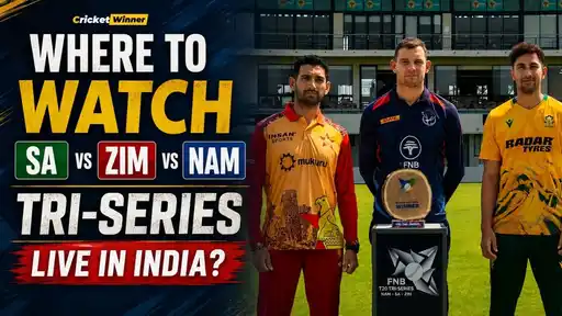 Where to watch SA ZIM NAM Namibia T20I Tri-Series 2026 live in India — TV and streaming guide