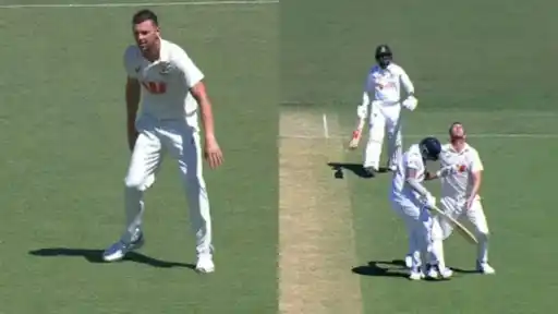 Josh Hazlewood colliding with Taskin Ahmed mid-pitch, missing a simple return catch during the AUS vs BAN 2nd Test